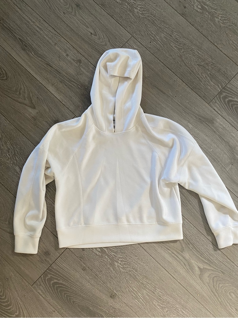 RBX Women's White Hooded Pullover Sweatshirt